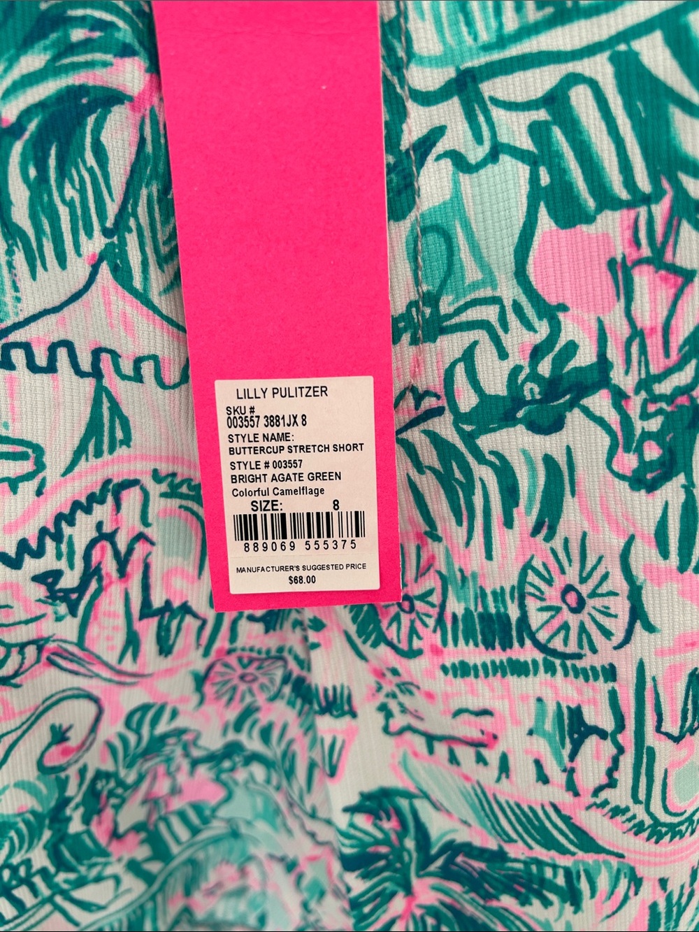 Lilly Pulitzer Buttercup Shorts Camelflage and Etta tee - Picture 2 of 8
